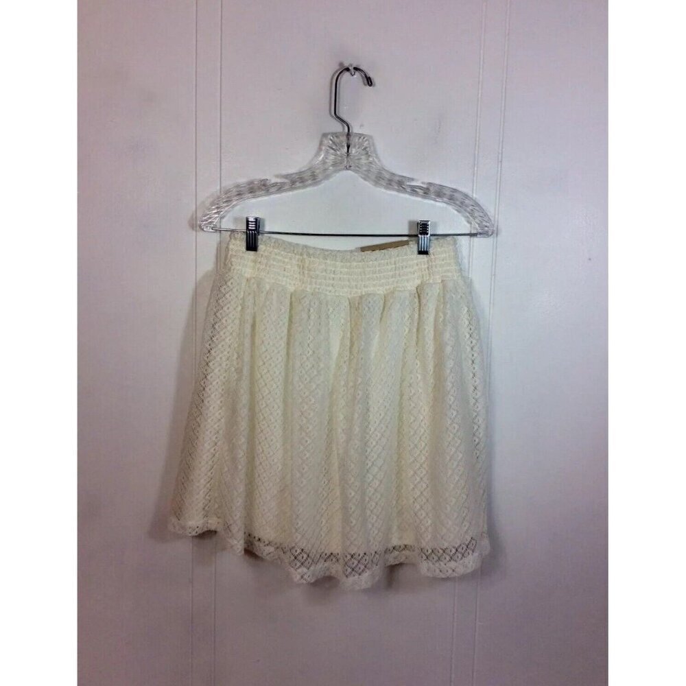 Romantic Lace Skirt A line Layered Womens XS New